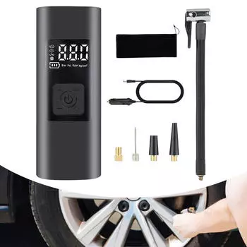 12 В воздушный компрессор автомобильный насос электрический накачка шин портативный насос аварийный свет светодиодный 1 Cigarette Lighter
