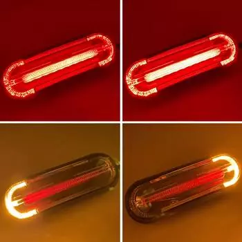 12 В задний фонарь для мотоцикла, светодиодная фара для электромотоцикла, стоп-сигнал, задний фонарь для квадроцикла, стоп-сигнал для электроскутера красный