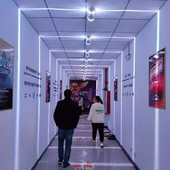 12 Вт RGB Подоконник Светильник 360 градусов узкий луч светодиодный настенный светильник оконная дверная рама настенные светильники для отеля ресторан бар декор белый
