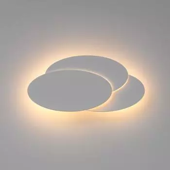 12 Вт светодиодный настенный светильник для гостиной, настенный светильник для домашнего освещения, круглый алюминиевый светильник для лестницы на чердаке, AC90-260 В Warm White (2700-3500K) белый