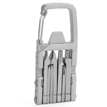 12 в 1 брелок-мультитул, отвертка, бита, складной многофункциональный инструмент, открывалка для бутылок, портативный карманный инструмент для кемпинга на открытом воздухе