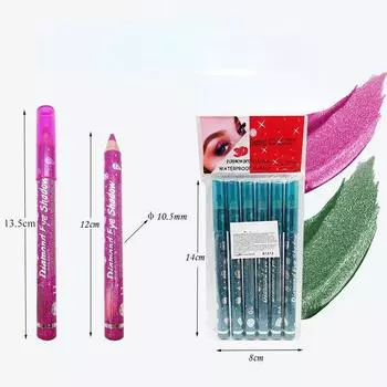 12 видов цветов, матовые телесные тени для век, карандаш для макияжа, пигмент, косметика, хайлайтер, блестящие водостойкие тени для век, карандаш