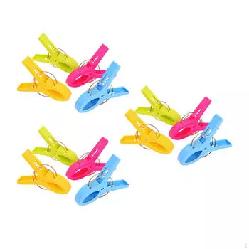 12 зажимов для пляжных полотенец, держатель, прищепка, подвесная вешалка, одеяло, стул, одежда