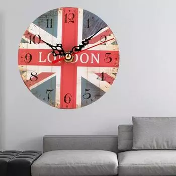 12cm Office Vintage Timer Shabby Chic Antique Home Wooden Rustic Kitchen Wall Clock Gift Wholesale Clock Silent Small Clock