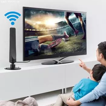 12dBi 1080P TV Антенна HD Ресивер 50 миль Цифровой HDTV Усилитель Комнатная Антенна Комнатный HDTV Сигнал Приемник Усилитель CHINA