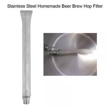 12inch / 6inch 304 Stainless Steel Homemade Beer Brew Hop Filter Screen Strainer Tool Beer Mesh Filter Brew Filter Home Supplies