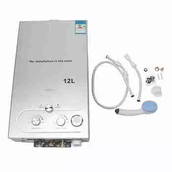 12L Газовый водонагреватель Быстрый нагрев Автоматическое переключение мощности Система водонагревателя дымоходного типа
