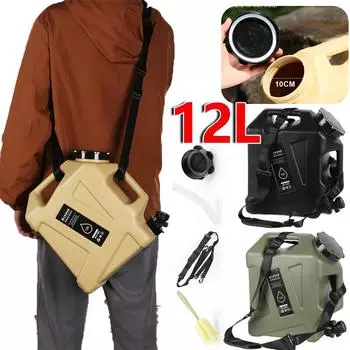 12 л уличный контейнер для воды портативный водовоз с краном без протечек аварийный резервуар для воды без BPA для кемпинга рыбалки пикника зелёный