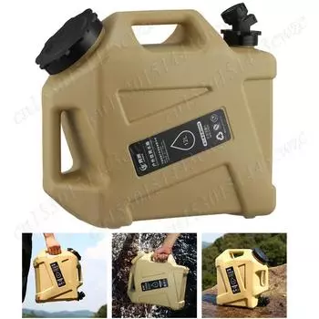 12L Water Storage Container No Leakage Water Storage Carrier BPA Free Large Capacity Outdoor Hiking Accessories армия зеленый