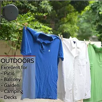 12M выдвижная бельевая веревка регулируемая телескопическая невидимая сушилка для белья бельевая веревка принадлежности для хранения белья для дома 12M светло-серый