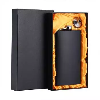 12oz Alcohol Hip Flask Stainless Steel Outdoor Portable Drinking Pocket Bottle Flask Wine Drinkware for Travel Camping серебряный