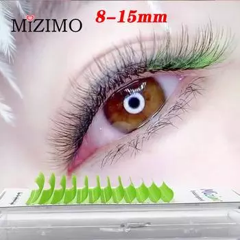 12P травяно-зеленый цвет, привитые накладные ресницы, естественно мягкие и длинные, эффектные ресницы, инструменты для макияжа C