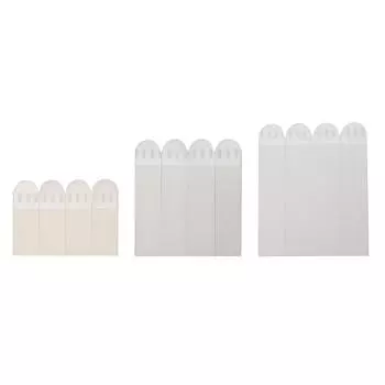 12 пар наклеек для фоторамки, двухсторонняя клейкая лента с крючками и петлями, без повреждений, съемный настенный крепеж разных размеров для использования в помещении 46*16mm