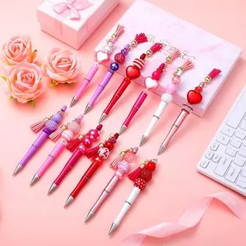 12Pcs Beaded Pen Gift Ballpoint Pen DIY Ballpoint Pens Office Birthday Gifts Ballpoint Pens Valentine s Day gift