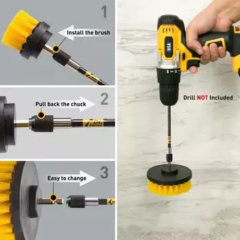 12pcs Drill Brush Cleaning Kit