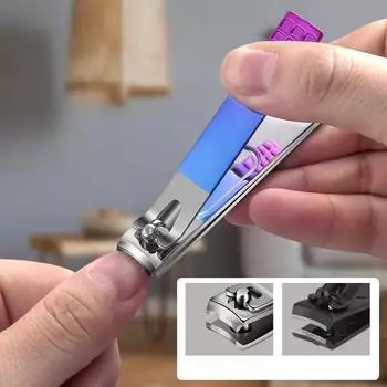 12Pcs Gradient Stainless Steel Nail Clippers Set for Women and Men - Fingernail Cutter, Cuticle Trimmer