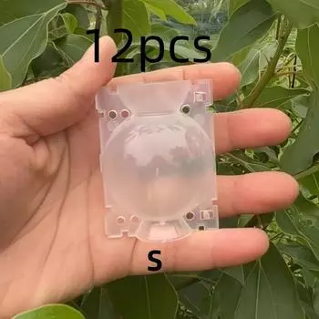 12pcs Plant High-Pressure Propagation Box Black Garden Tree Grafting Rooting Device High-Altitude Pressure Branches and Roots Propagation Ball прозрачный