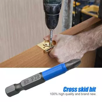 12pcs PZ1 PZ2 PH1 PH2 Magnetic Screwdriver Bits Non Slip Steel Screw Driver Bit CHINA