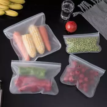 12 шт. многоразовых пакетов для хранения продуктов, герметичные пакеты для фруктов и овощей, устойчивые пакеты с застежкой-молнией, пакеты для свежести продуктов, пакеты для хранения продуктов светло-серый