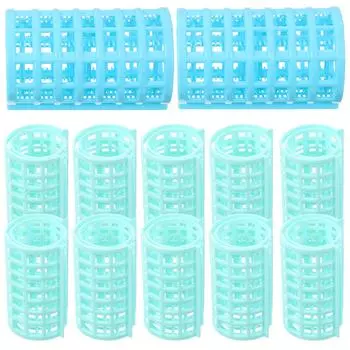 12pcs Self Holding Rollers Self Grip Hair Rollers Bows Hair Clips Hairdressing Curlers for Men Shop ( Colorful )