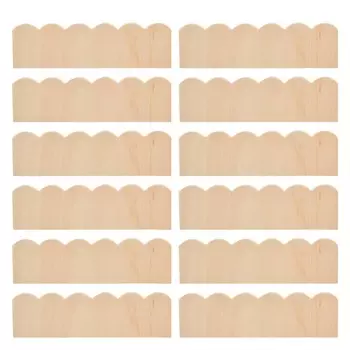 12шт 1:12 кукольных деревянных черепиц миниатюрные аксессуары для украшения крыши
