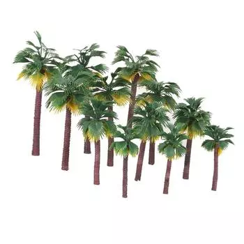 12шт MINI verde africano Palmeras Modelo 12pcs
