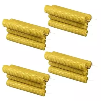 12шт наборы для изготовления воска наборы из натурального воска для детей и взрослых DIY рождественский домашний декор ремесло подарок жёлтый