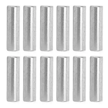 12шт звукосниматель магнитный стержень сменный стержень для электрогитары звукосниматель металлические магнитные колонны серебристые серебряный