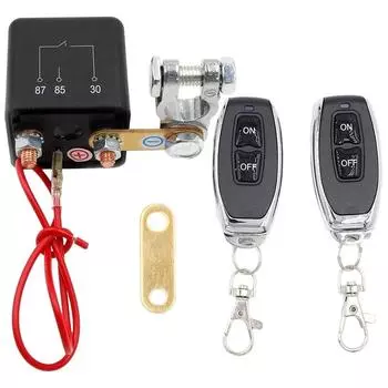 12V200A пульт дистанционного управления с двумя пультами дистанционного управления для автомобильного аккумулятора, беспроводной выключатель питания, интеллектуальная система выключения питания United States