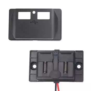 12V24V Автомобильное зарядное устройство DC5V/3.1A Два порта USB зарядное гнездо Внешний водонепроницаемый Два USB со светодиодным индикатором для автомобиля лодки красный
