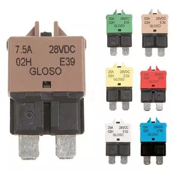 12V24V восстанавливаемый автомобильный ручной автоматический выключатель ножевой предохранитель для всех транспортных средств 10A