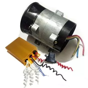 12V 16.5A Автомобильное электрическое турбинное турбозарядное устройство с автоматическим контроллером красный