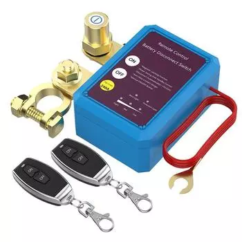 12v 240A Выключатель массы автомобильного аккумулятора Автоматическое отключение Беспроводной пульт дистанционного управления