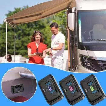 12v-24v Usb Car Charger Socket Dual Qc3.0 & Pd Switch Panel Wall Mount Power Outlet For Marine Boat Atv Rv Car Bus Truck Y2z7