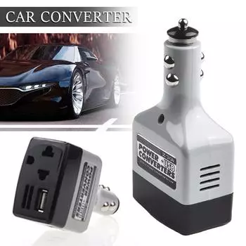 12v/24v в 220V DC в AC автомобильный преобразователь питания адаптер инвертор USB розетка зарядное устройство оборудование автозапчасти для замены