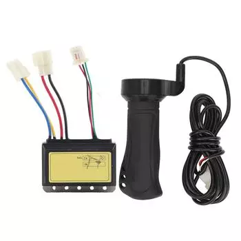 12В 250Вт 3?Проводной контроллер щетки, удлиненный кабель, комплект рукояток, руль электрического велосипеда