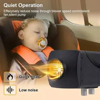 12 В 5 кВт-8 кВт Автомобильный дизельный обогреватель Webasto Подогрев сидений без включения двигателя Работающий на топливе Бесшумный Сухая парковка Дистанционный