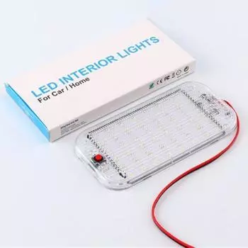 12V-85V LED Interior Light Bar Strip Light With Switch LED Car Interior Lamp Lighting Camper Bus Motorhome Boat Roof Light