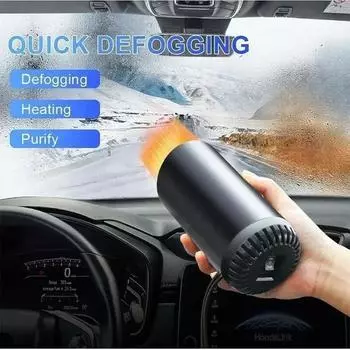 12V Car Defroster Auto Heater Fan Electric Cooling Heating Auto Windshield Defroster Car Demister Car Warmer Car Accessories