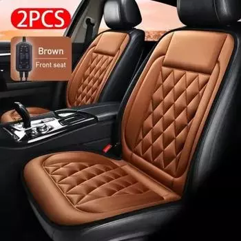 12V Car Driver Heated Seat Cushion Car Seat Heater Winter Warmer Seat Heating Car Accessories Universal Heating Pads Set 2pcs