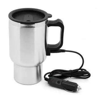 12V Car Electric Kettle Quick-Heat Travel Heated Thermal Mug High quality Car Water Warmer Coffee