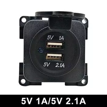 12v CBE C-Line Dual Double USB Socket Module Charger Campervan Caravan Motorhome