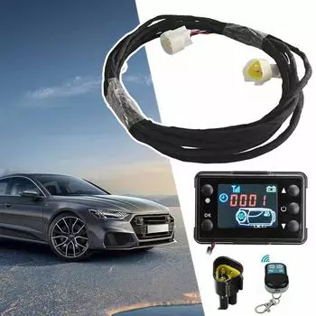 12v дизельный обогреватель ЖК-экран удлинитель кабель 5kw 2kw 8kw дизельный обогреватель 3 метра с ЖК-адаптером автомобильные аксессуары