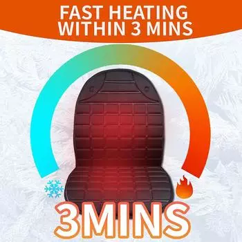 12V Electric Car Heated Seats Universal Auto Heating Seat Mat Heater Winter Warmer Seat Car Accessories Cushions Heating Pad CHINA