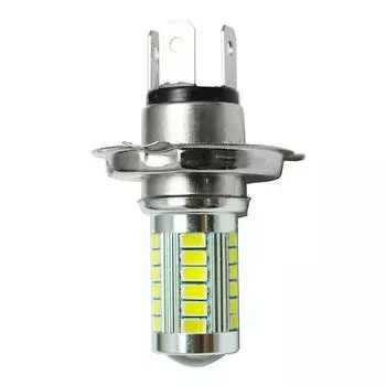 12V H4 33 LED SMD Белый автомобиль Противотуманные фары Лампа дальнего света A