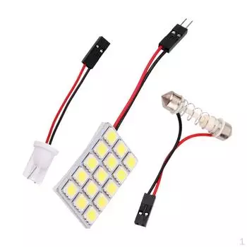 12V LED 5050 Автомобильная 15 SMD T10 BA9S Лампа Белая