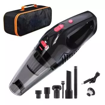12v Powerful 4000pa Car Vacuum Cleaner Wet Dry Multifunctional Tool Household