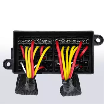 12V Pre-Wired Fuse Relay Box With 4-Pin 40A Relays & Fuses For Car Marine Boat