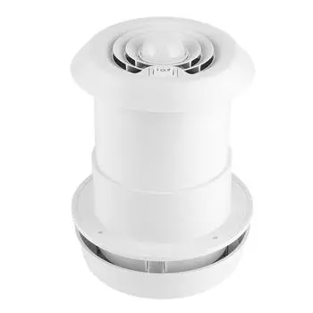 12V Roof Fan 4000R/min LED Air Ceiling Ventilation Grille Round for Campers Motorhome Travel Trailer Van RV Fan Air Cooling Fan серебряный