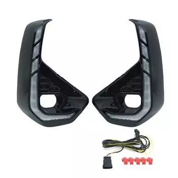 12V Светодиодные ДХО, указатели поворота, передние противотуманные фары для Toyota Hilux 2024